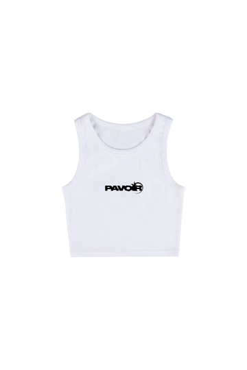 ELYSIAN CROP TOP - BLACK LOGO