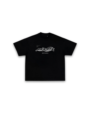 Oversize Tee - Y2K White Logo