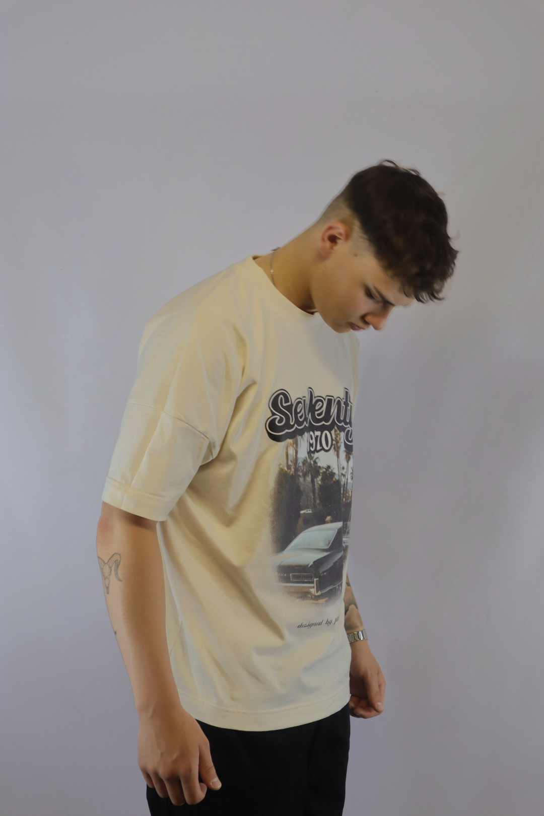 OVERSIZED TEE L.A. 70'