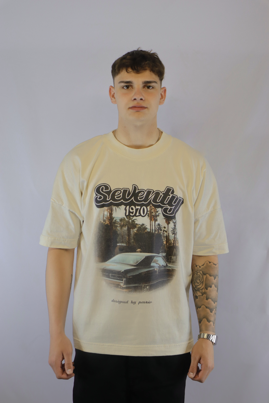 OVERSIZED TEE L.A. 70'